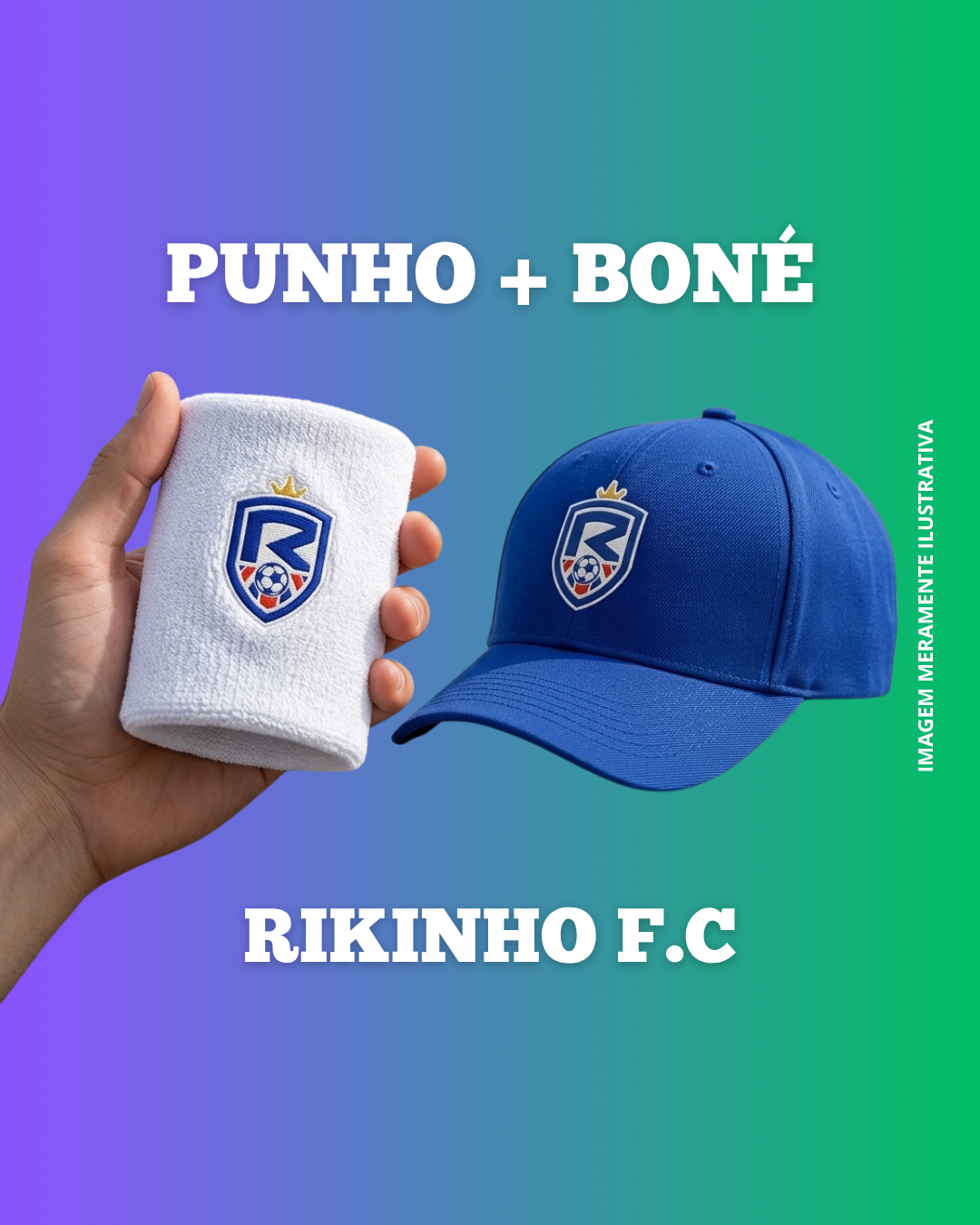 PUNHO DO PODER + BONÉ RIKINHO F.C