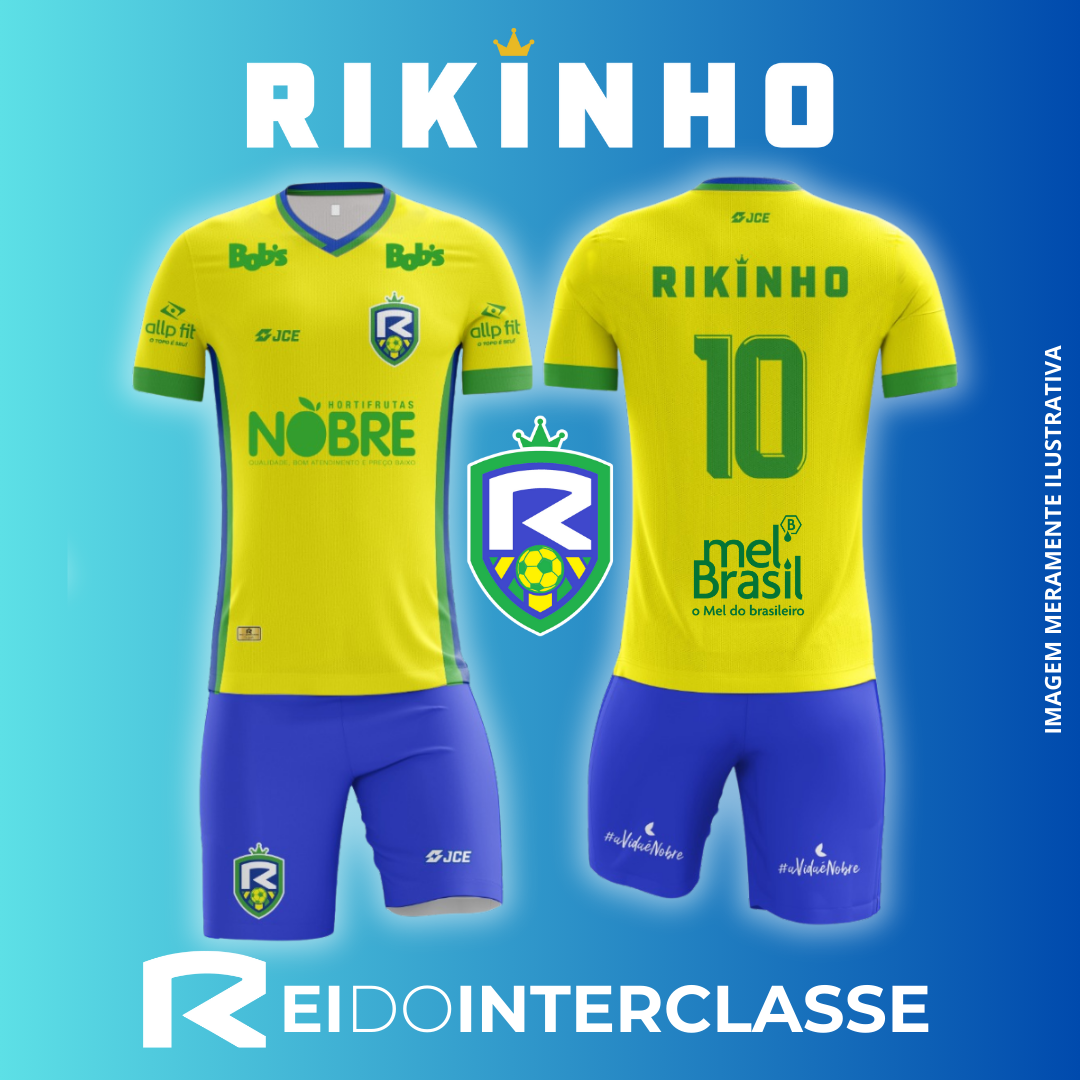 CAMISA E SHORT RIKINHO FC Edição COPA DO MUNDO 2026