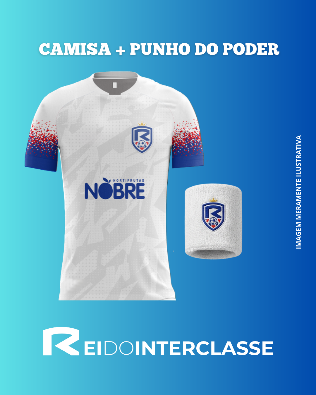 CAMISA E PUNHO DO PODER RIKINHO F.C